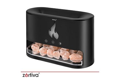 Ultrazvukový aroma difuzér Zortiva 250 ml s efektem plamene