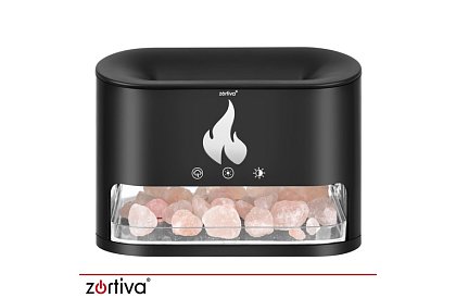 Ultrazvukový aroma difuzér Zortiva 250 ml s efektem plamene