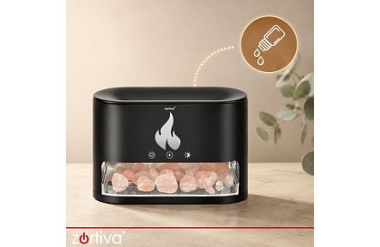 Ultrazvukový aroma difuzér Zortiva 250 ml s efektem plamene