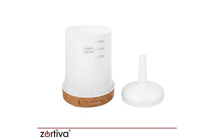 Aroma difuzér Zortiva 200 ml, RGB LED lampa, 3D efekt, aromaterapie