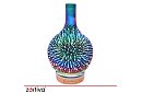Aroma difuzér Zortiva 200 ml, RGB LED lampa, 3D efekt, aromaterapie
