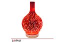 Aroma difuzér Zortiva 200 ml, RGB LED lampa, 3D efekt, aromaterapie