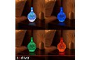 Aroma difuzér Zortiva 200 ml, RGB LED lampa, 3D efekt, aromaterapie