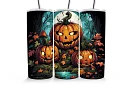 Cestovní termokelímek s brčkem 590 ml – Halloweenské dýně v lese 03