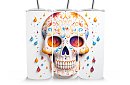 Cestovní termokelímek s brčkem 590 ml – Mexická lebka Santa Muerte 21