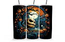 Cestovní termokelímek s brčkem 590 ml – Halloweenský král Jack a dýně 27