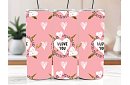 Cestovní termokelímek s brčkem 590 ml – I Love You 33