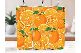 Cestovní termokelímek s brčkem 590 ml – Šťavnaté pomeranče 34