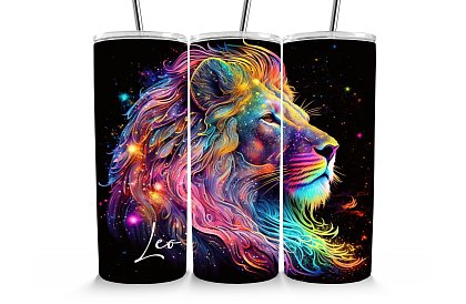 Cestovní termokelímek s brčkem 590 ml – Znamení Lev  49