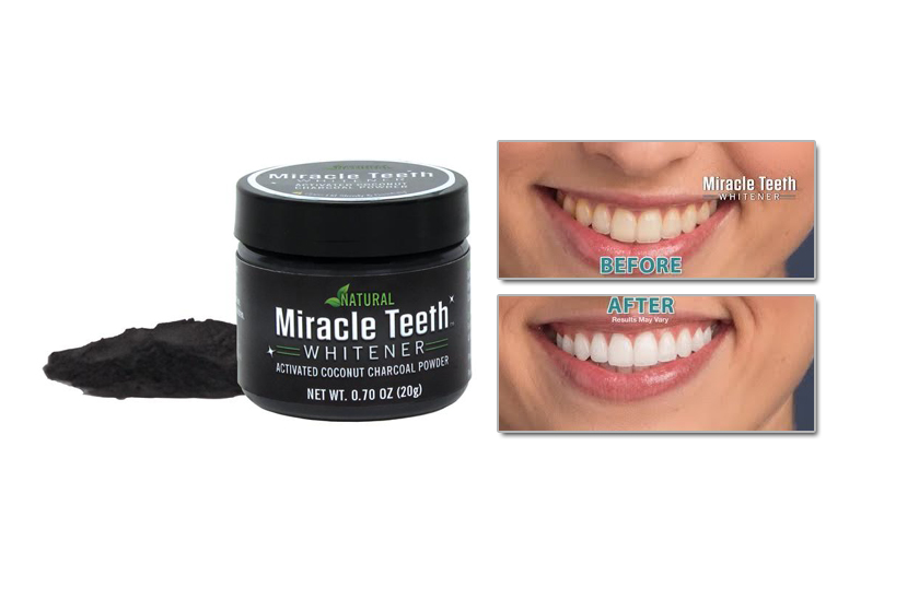 Levně Bambusové uhlí pro bělení zubů - Miracle Teeth