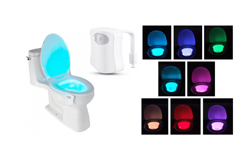 Levně LED osvětlení toalety - s pohybovým senzorem