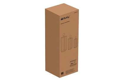 Velká sada tří zlatých luceren (63, 49, 38 cm) na svíčky a dekorace