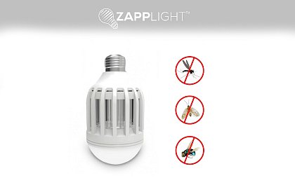 Elektrická lampa s lapačem hmyzu – zapp light