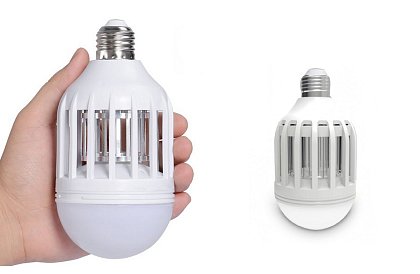 Elektrická lampa s lapačem hmyzu – zapp light