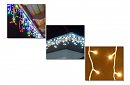 LED vánoční závěs do okna – déšť 2,5 metru