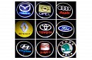 LED logo projektor značky automobilu