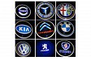 LED logo projektor značky automobilu