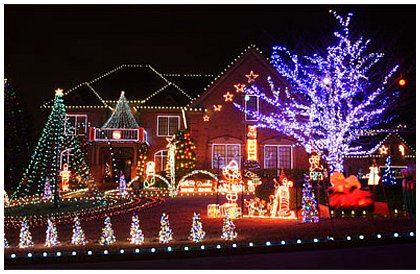 Vánoční venkovní LED řetězy - Efektní světelný řetěz - 21 metrů