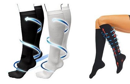 Kompresní zdravotní ponožky - Miracle Socks - 2 páry