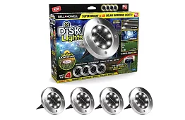 Sada kruhových solárních světel Disk Lights