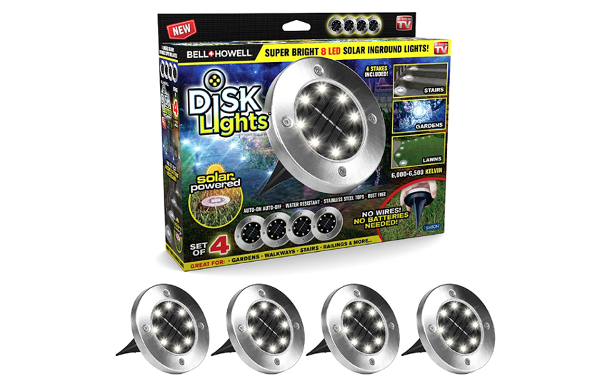 Levně Sada kruhových solárních světel Disk Lights