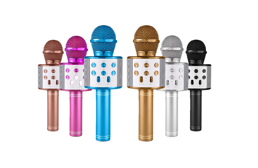 Levně Bezdrátový bluetooth karaoke mikrofon