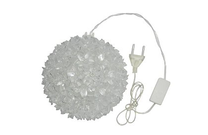 Vánoční LED světelná závěsná koule – průměr 13cm