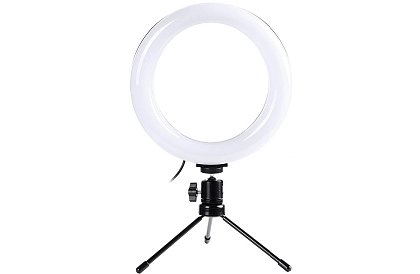LED kruhové světlo pro streamery a youtubery - 16 cm