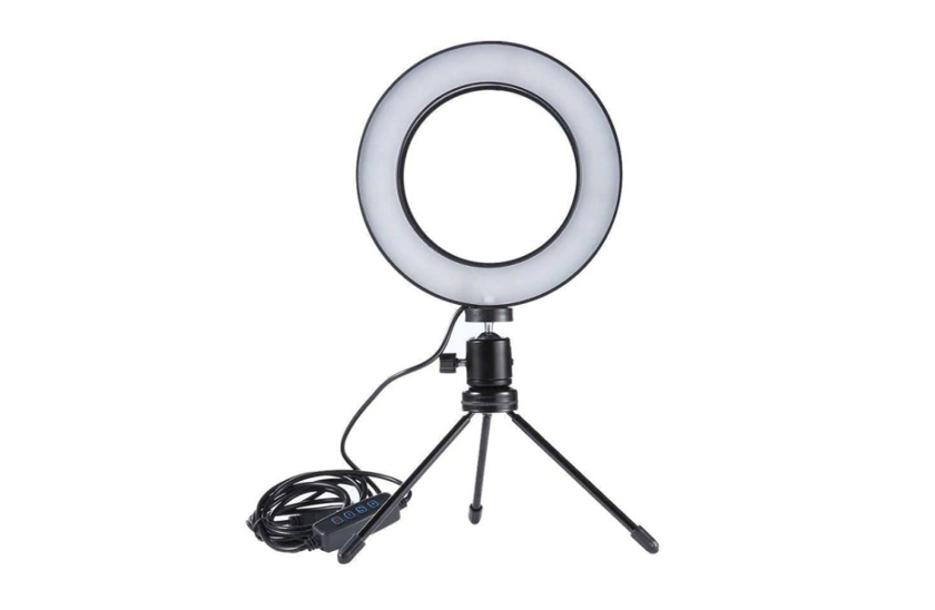 Levně LED kruhové světlo pro streamery a youtubery - 16 cm