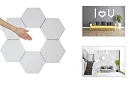 3x LED Bezdrátové svítidlo HEXAGON na dálkové ovládání