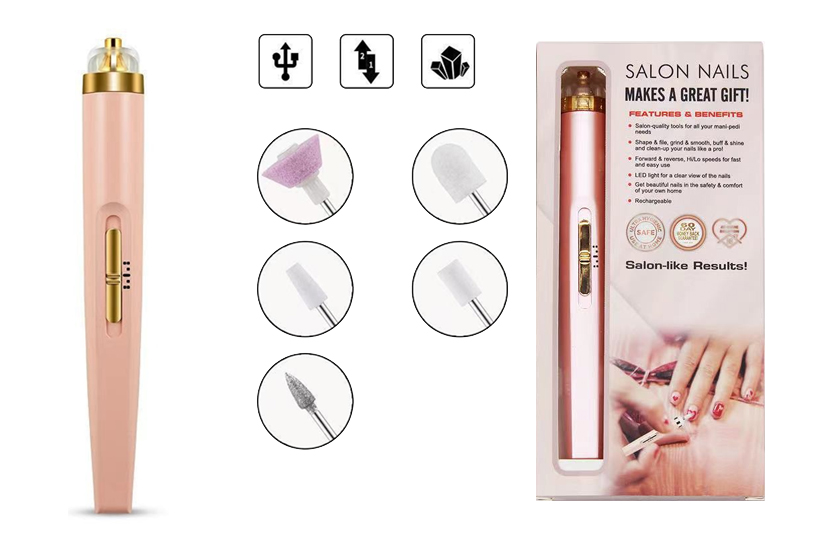 Levně Flawless salon nails - elektrická manikúra 5v1