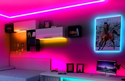 Lumenmax 5050 – 5 Metrů - BLUETOOTH RGB LED pásek - Kompletní sada