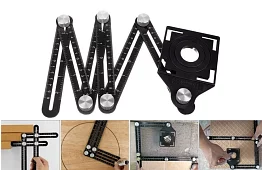 Skládací víceúčelové pravítko KRAFT & DELE