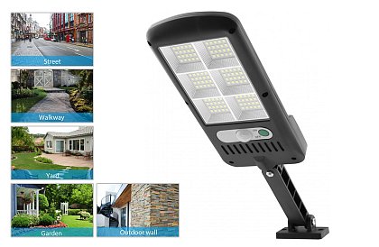 ENTAC - Solární lampa 120 LED 5W senzorem pohybu