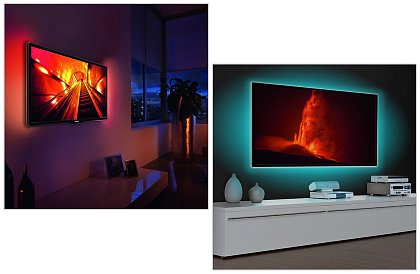 LED RGB pásek – Osvětlení za televizi – 2 metry