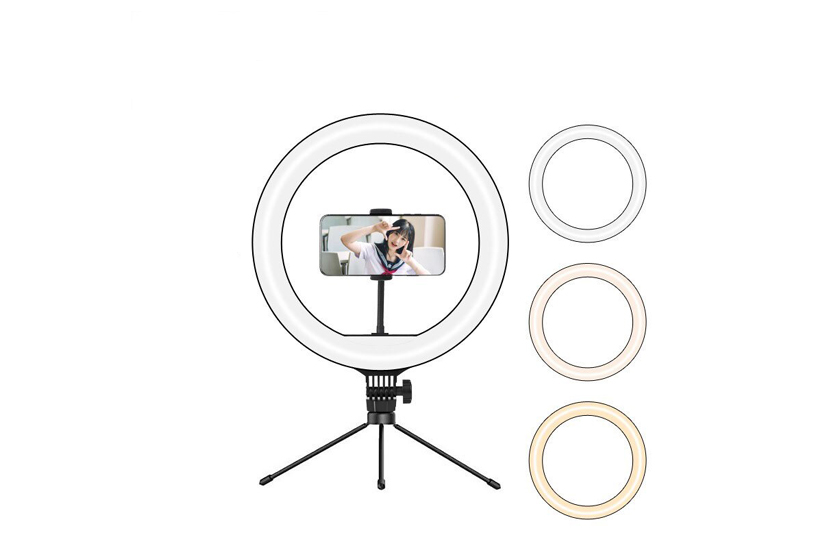 LED kruhové světlo pro streamery a youtubery - 26 cm