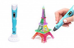 3D pero s displejem - pro ruční tisk 3D modelů