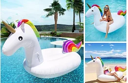 Nafukovací lehátko – obří Jednorožec, 2 metry