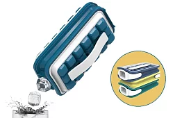 Výrobník ledu přenosný - s lahví na vodu - 2 v 1