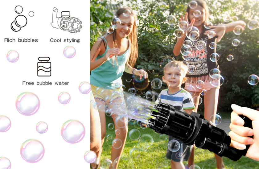 Levně Bubble gun – Pistole na bublifuk