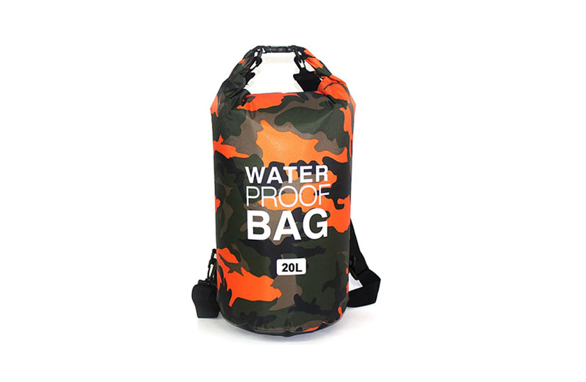 Vodotěsný vak DRY BAG - ochrání věci před vodou - Oranžová - obsah 5 Litrů - 239 Kč