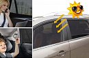 Univerzální sluneční clony na boční okna auta