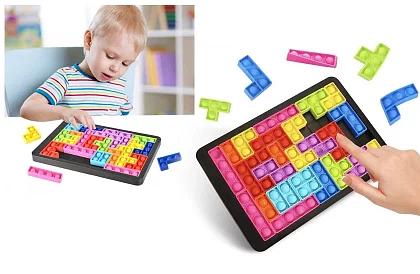 POP IT antistresová stavebnice – TETRIS