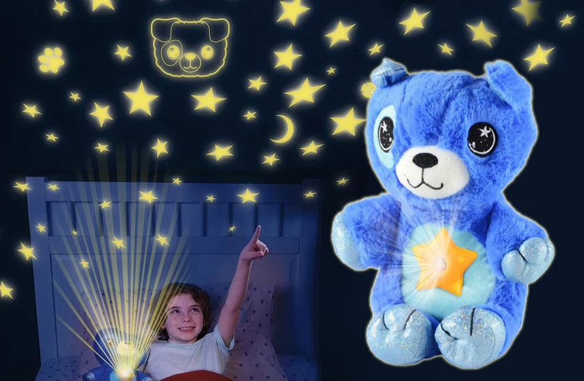 Levně Plyšový pejsek s projektorem hvězd – Pejsek 35 cm