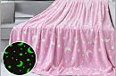 Svítící deka s mikrovlákna - Soft Dreams - 100x150cm - Růžová