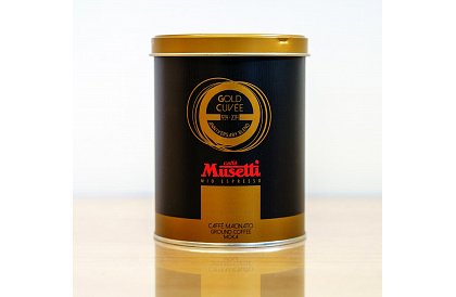 Plechovka mleté kávy Musetti Gold Cuvée 250g