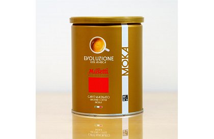 Plechovka mleté MOKA kávy Musetti Evoluzione 250 g