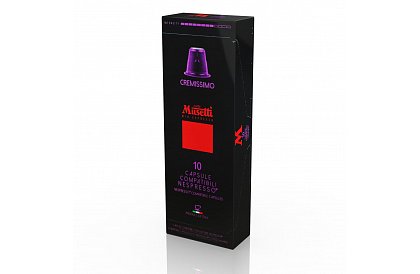 Nespresso® kompatibilní kapsle kávy Musetti Cremissimo 10 ks