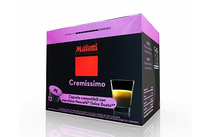 Nescafé Dolce Gusto® kompatibilní kapsle kávy Musetti Cremissimo 12 ks