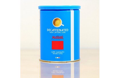 Bezkofeinová mletá káva Musetti Decaffeinato 250 g plech